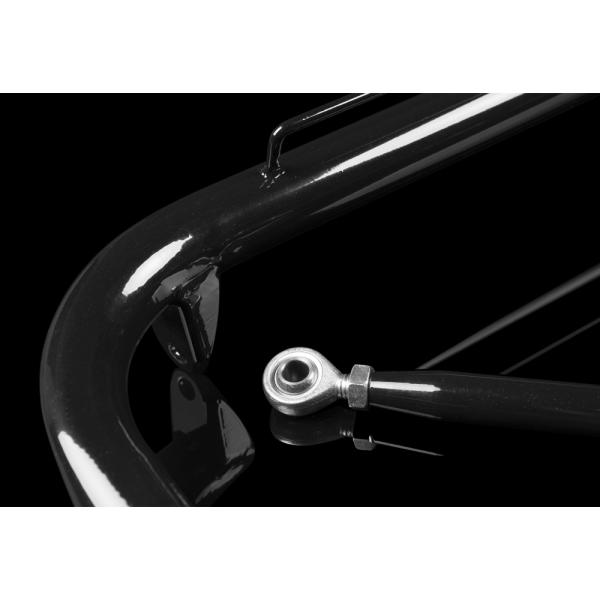 6 Lbs / 3 Lbs Lightweight Seat Belt Harness Bar Black Color Easy Installation