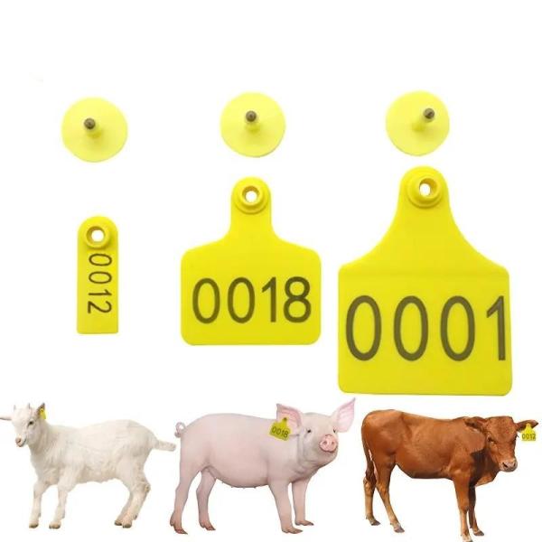 TPU Livestock ID Tags Non Polluting Animal Identification Tags