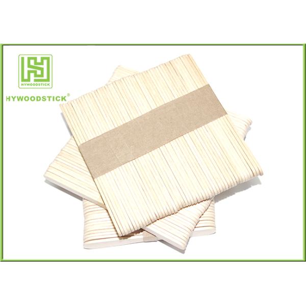 Rounde Edge 114mm 93mm Ice Lolly Sticks , Popsicle Sticks Bundle Packing