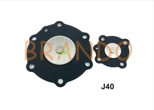 Tipo de sopro de Joil do diafragma da válvula do solenoide dos sistemas do pulso - borracha de nitrilo preta de 1 1/2” material