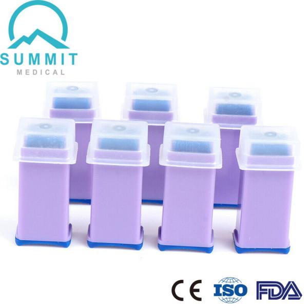 28G 1.8mm Pressure Activated Safety Lancets with Auto Retractable Needle, Purple