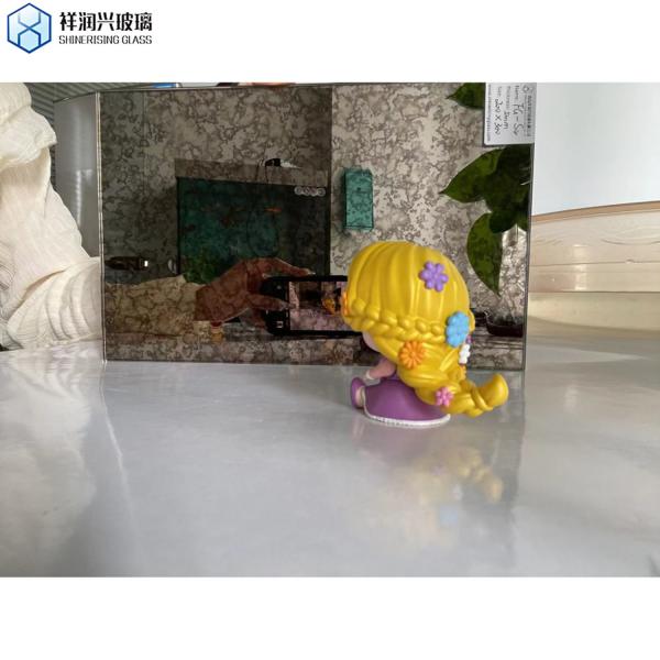 Gold Antique Decorative Wall Frame Mirror Glass Tiles and Tables for Commercial Spaces