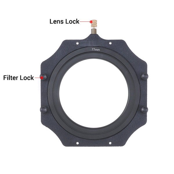 100mm Lens Filter Adapter Aluminum Alloy Camera Filter Holder Waterproof For 100x100mm And 100x150mm Lens Filters