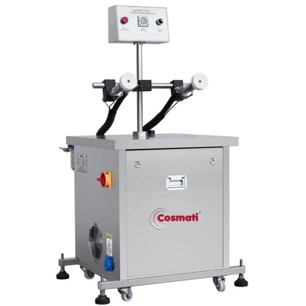 304 Stainless Steel Cosmetic Bottle Air Cleaning Machine Semi Automatic
