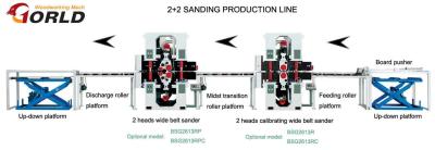 2+2 Double-Side Sanding Line for MDF/ Plywood/ Partical Board