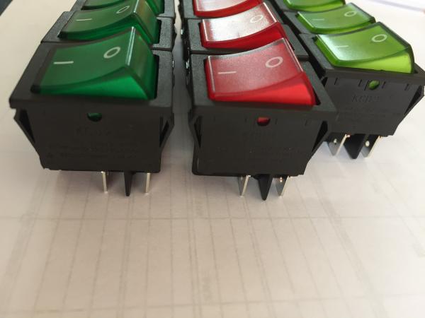 Rocker switch,ON-OFF Switch with lamp or without lamp;Switch,AC power switch,UL .TUV Switch, 4Pin or 6Pin switch