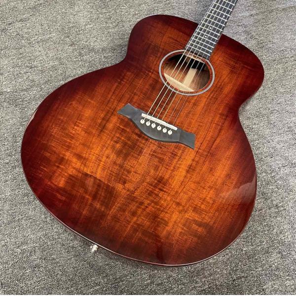 Custom 43 Inch KOA Wood Jumbo Acoustic Guitar with BB Band Electronic