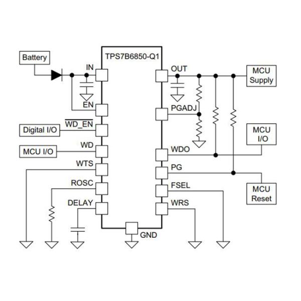 IC Chip TPS7B6833QPWPRQ1 500mA 40V High Voltage Ultralow Quiescent Regulator IC