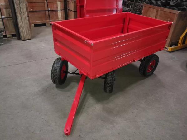 4WCART-  4Wheel 17cubic. Utility Cart Trailers; Doule Axle Atv Trailer; Trailer For Garden Transport;Farm Machinery