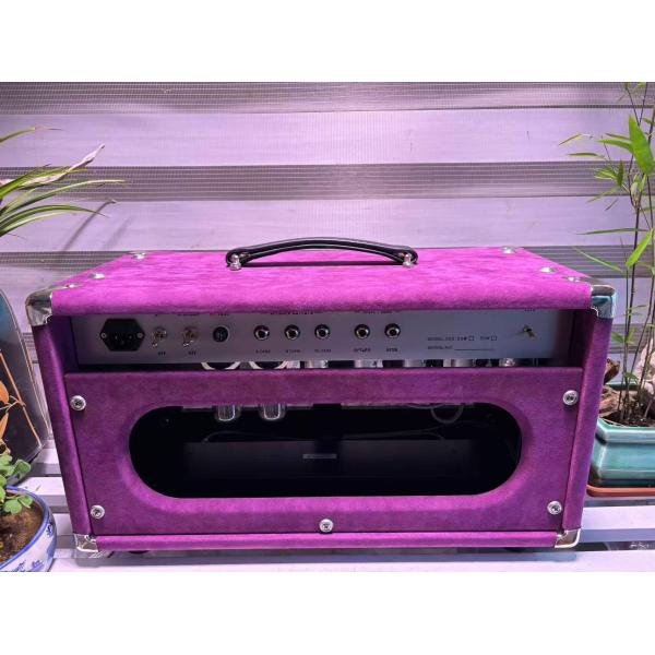 Custom Dumble CLONE Steel String Singer Head 20W 50W 100W with Suede Brown Color, Grand Amplifier SSS Model