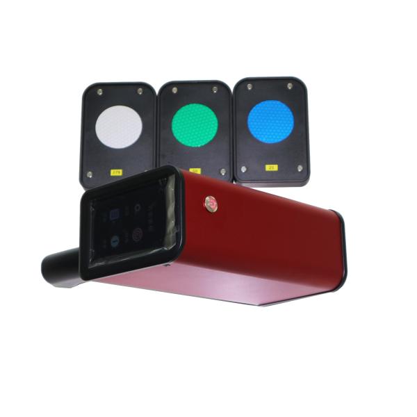 Retrorrefletômetro de sinal com armazenamento de dados em cartão SD 8G e armazenamento de dados