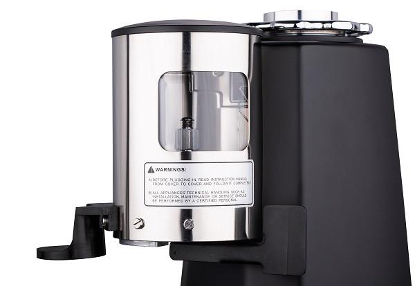 Coffee Mill Machine Espresso Bean Grinder Flat Burrs Grinding Machine 220V Black