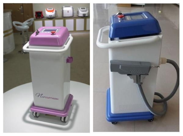 High Energy 2000J Vertical Q Switch ND Yag Laser With 1064NM Head For Color Tattoos