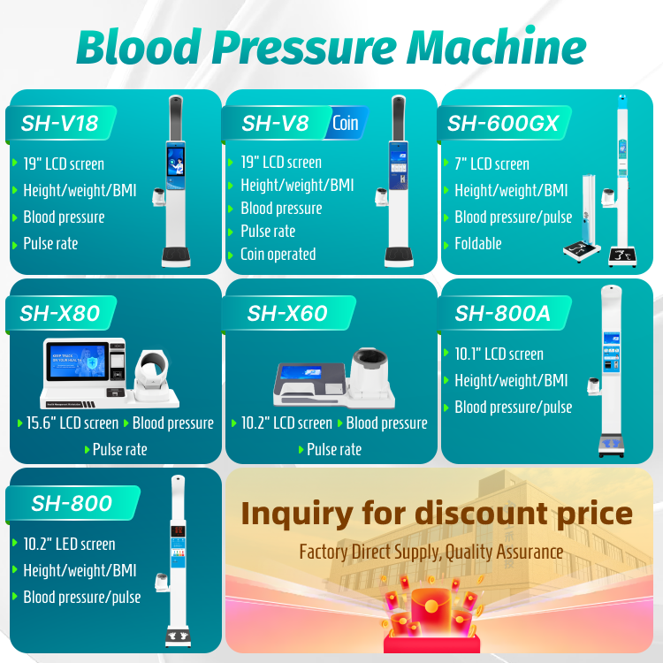Height and Weight All-in-one Machine, Can Measure Height, Weight, and Blood Pressure, Blood Pressure Monitor All-in-one Machine