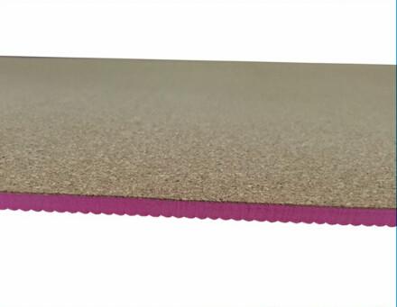 2016 Popular Hot Sale Custom Logo Eco Friendly TPE Cork Yoga Mat for Wholesale