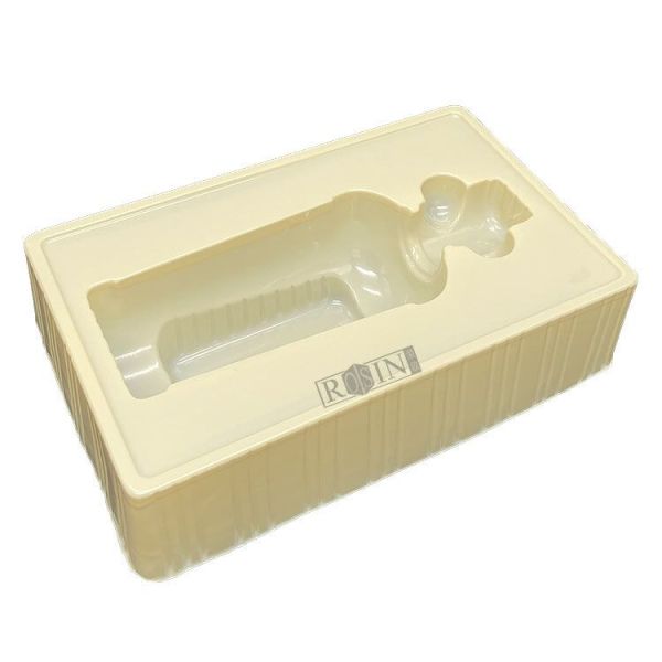 Premium Wine Liner Beige Insert Plastic Blister Tray Shockproof Wine Bottle Insert for Gift Packaging
