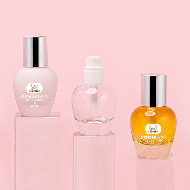 бутылка капельницы сыворотки матированного стекла бутылки эфирного масла 30ml оптовой стеклянной бутылки учреждения 30ml роскошная изготовленная на заказ пустая