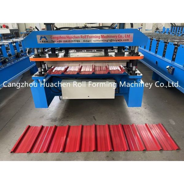 Hydraulic Motor Control Roofing Sheet Roll Forming Machine with 12 Stations for 0.3-0.6mm Material Thickness
