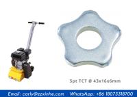 Cortadores de tungstênio TCT de carboneto de longa vida útil de 5 pontos Mangais de carboneto de 5 pontos em escarificadores de cimento de concreto