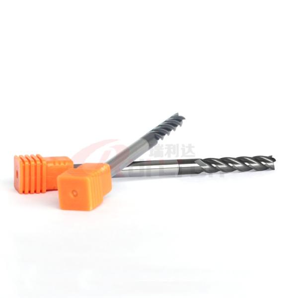 35 Degree  Imperial Milling Cutters High Speed Steel CNC 4Fl 4