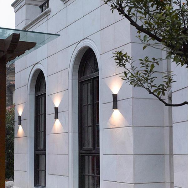 Modern wall mounted lamps decorative outdoor waterproof up down wall lamp courtyard garden hotel villa house wall light