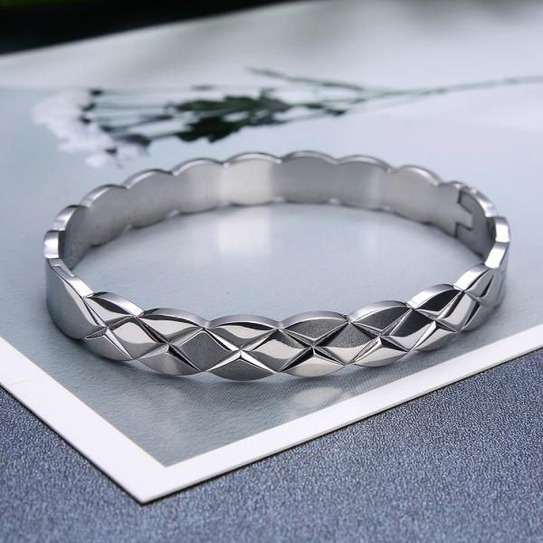 Niche Luxury Gold Cross Bracelet Stainless Steel Buckle Bangle Bracelet