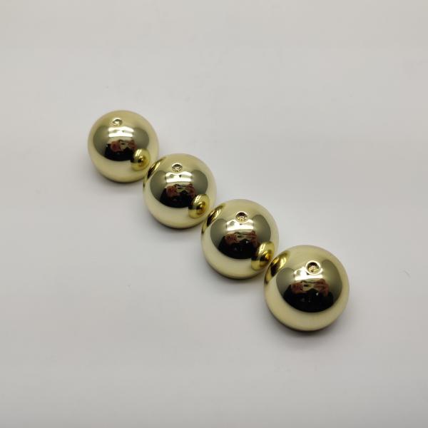 Golden 20mm Height Screw On Bottle Caps For Nail Polish Bottle