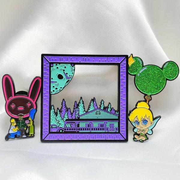 Clavado de clavos, taco, embrague de mariposa, espalda, pin, embrague de mariposa, portador de insignia para mujeres.