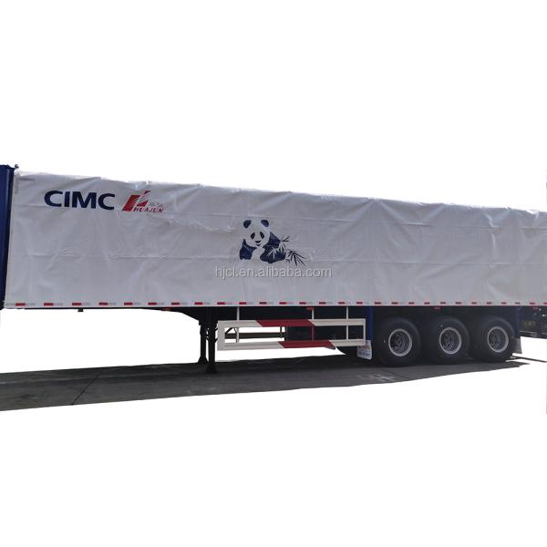 Truck Trailer 13000 * 2500 * 3320 Steel q345 Steel for I-beam CIMC HUAJUN Curtain Side Semi Trailer