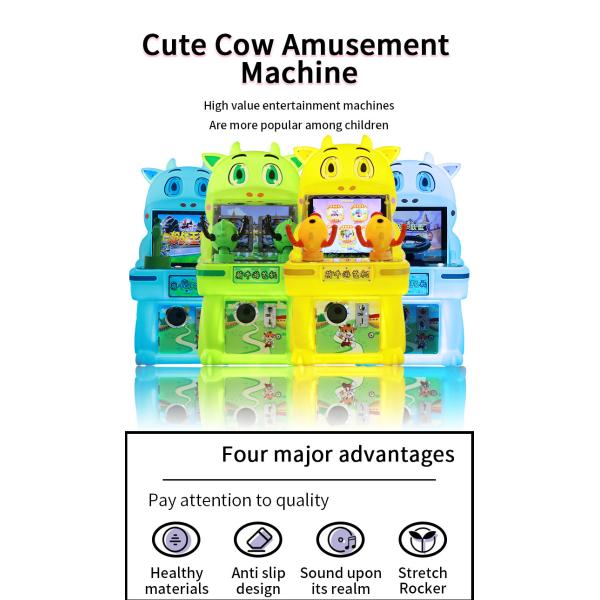 Mini Máquina expendedora de videojuegos de disparos para niños con monedas y doble jugador