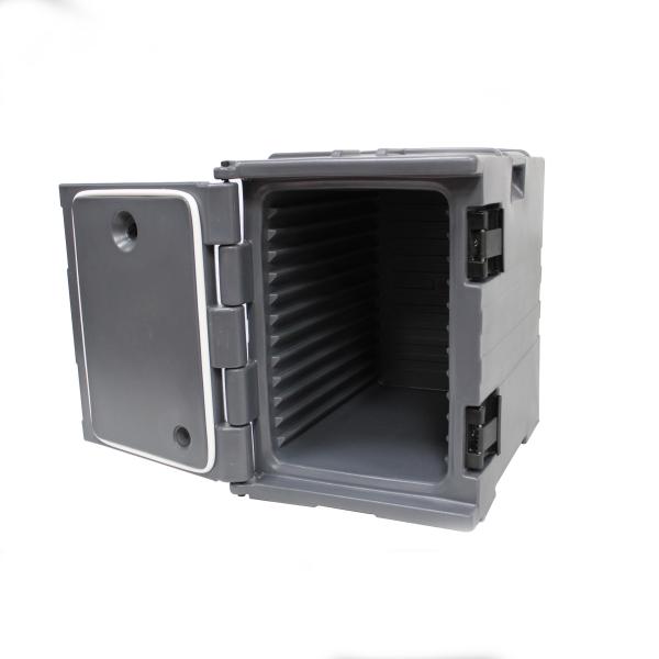 PU Foam Insulated Sheet Pan Carrier 6 Layers Dark Grey Insulated Food Transport Box