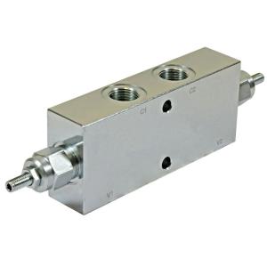 Balança hidráulica sobre válvula central de aço 350bar / 210bar Pressão nominal