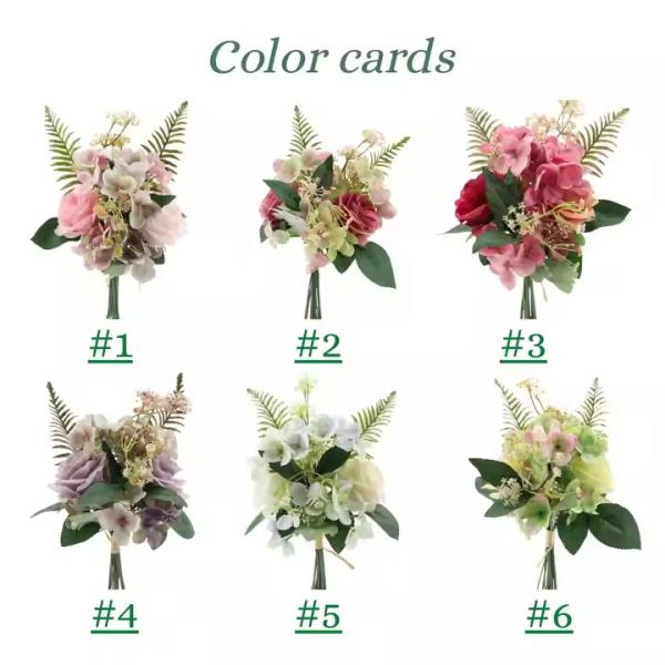 Factory Direct Artificial Roses Flowers for Decoration Wedding Artificial Flower Bouquet