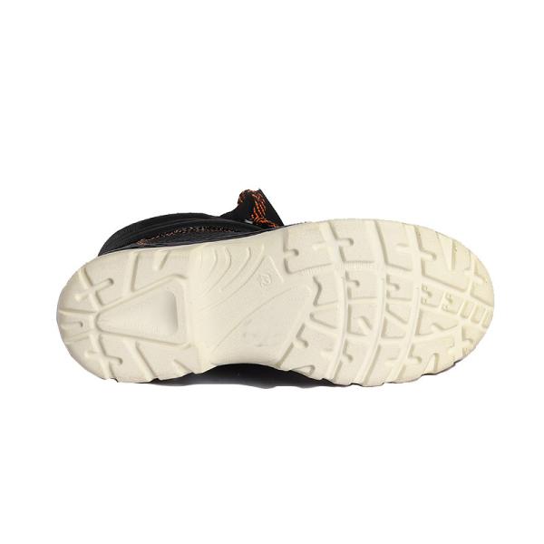 Противоразрывные черные ботинки безопасности из стали, пальмовые пальмы из стали, высококачественный маслостойкий