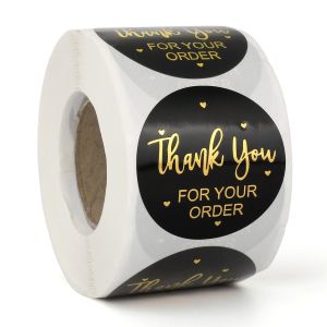 Waterproof Thank You Sticker Customized Label Machine Printing