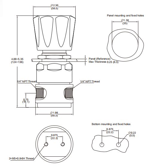 Соединитель газового баллона регулятора газа азота КГА590 высокого давления 4000фунтов