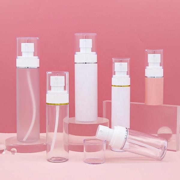 Empty Cosmetic Spray Bottles 100ml 120ml 150ml For Skincare Cosmetics Screw Up Bottle