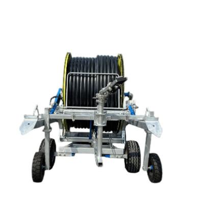 Mobile Control Reel Sprinkler Irrigation Equipment 14-20mm Nozzle Diameter