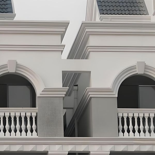 Parapet Exterior Window Stucco Trim Moulding Polystyrene EPS Architectural Cornice High Density