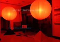 DMX coloreó los globos inflables del resplandor de la decoración de la iluminación en 16 colores amarillo-naranja rosados rojos