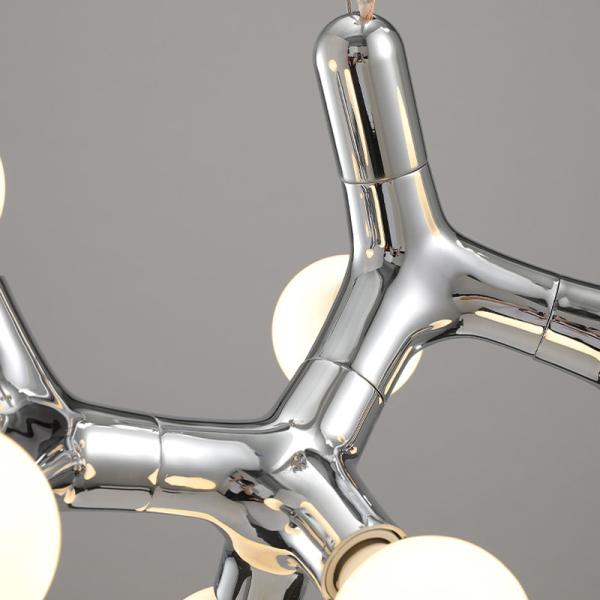 Nordic Copper Chandelier For Dinning Room Modern Living Room Glass Chandelier(WH-MI-444)