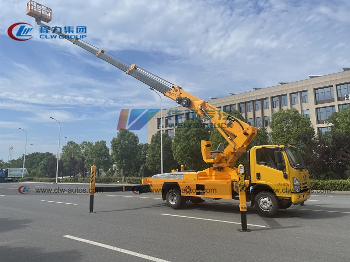 Isuzu 29 гидравлической телескопичной воздушной метров тележки Skylift платформы