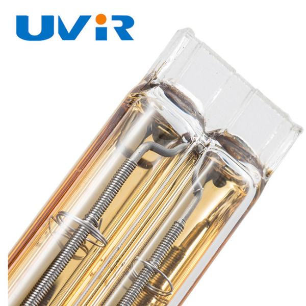 115V 600W Gold Twin Tube Infrared Heater for Paint Drying