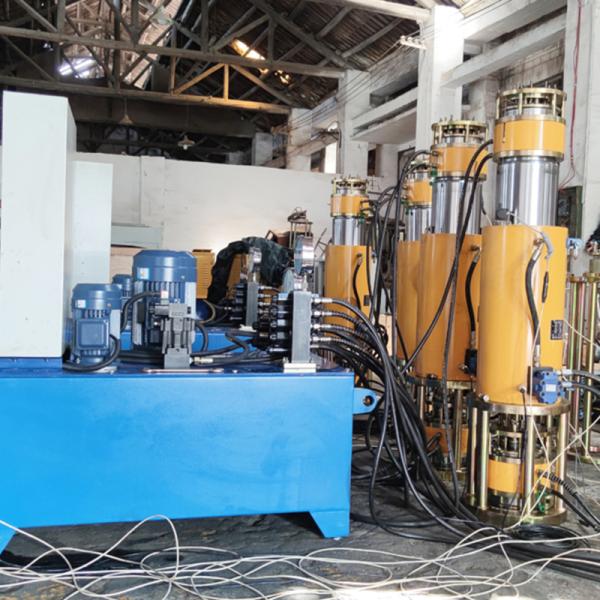 50 100 200 500 Ton Steel Strand Hydraulic Jack Hydraulic Synchronous Lifting Jack System For Sale