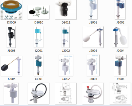 Válvula de llenado de inodoro de suministro de agua de fondo de GNC personalizable para el rendimiento