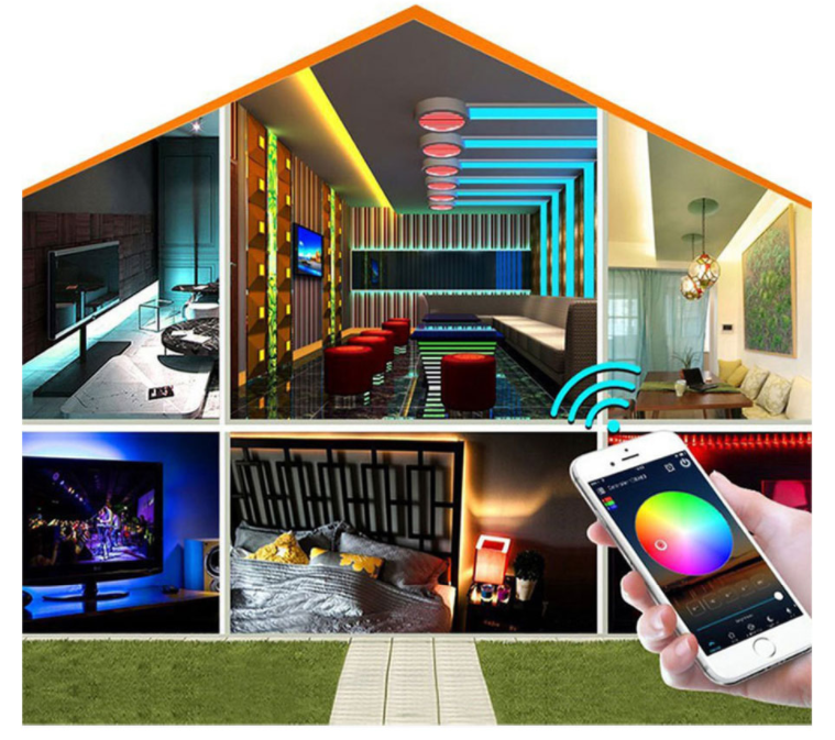 свет прокладки СИД ТВ 5m гибкий 5050RGB 30lamp/M