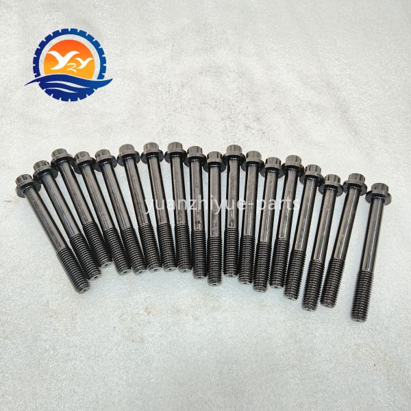 4hk1 Cylinder Head Bolts/screw for Isuzu 4hk1 Engine Head Screw 8-97077638-0 8970776380 for Hitachi Excavator