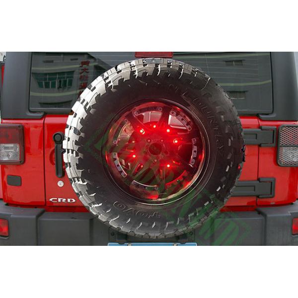 Black Metal Spare Tire High Position Stop Light Rear Spare Tire Break Light for Jeep Wrngler