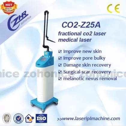 Resurfacing кожи машины резца лазера RF пробки металла 10600nm частичный