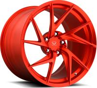 18 19 20 21 22 polegadas 5x112 R8 Rodagens Máquina Vermelha 1-Pc Forjado Alumínio Ligação A6061 T6 Estilização Jantes personalizados